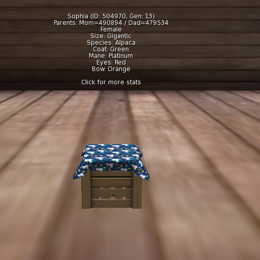 Foxtrot Alpaca Female Gen: 13