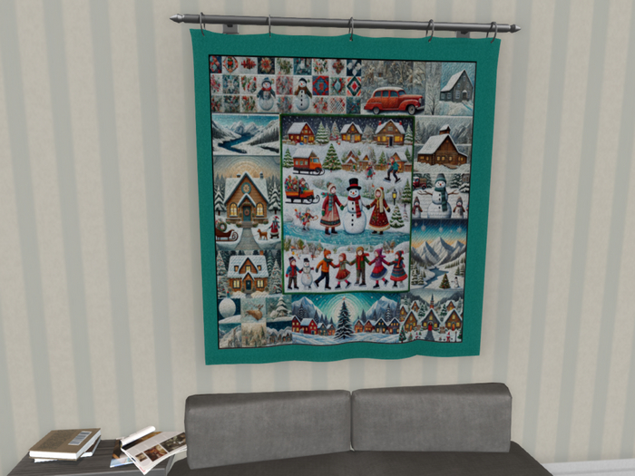 Winter Scenes Hanging Quilt