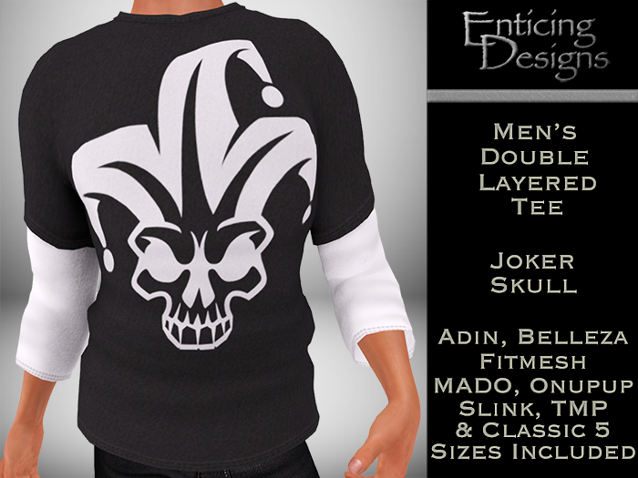 *ED Double Tees Skulls - Joker