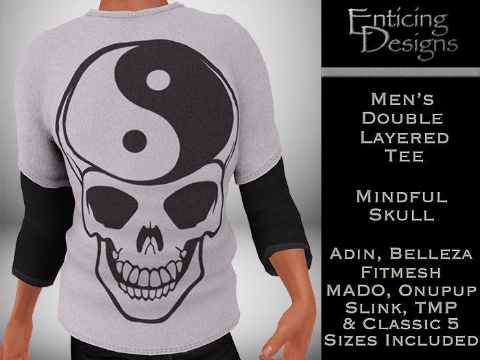 *ED Double Tees Skulls - Mindful