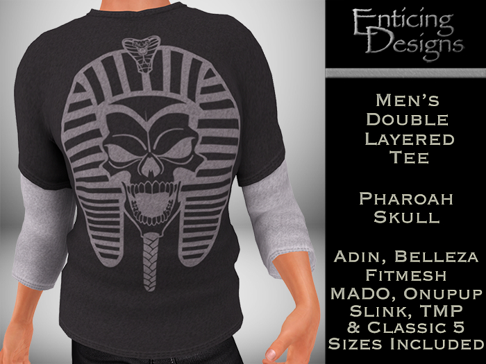 *ED Double Tees Skulls - Pharoah