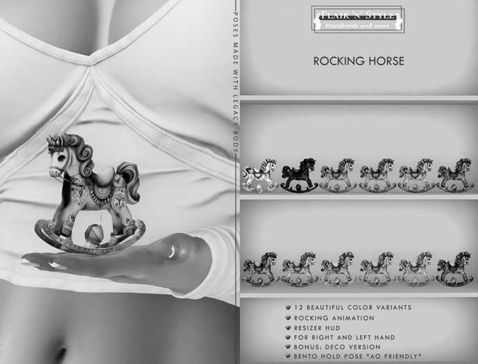 {Flair 'n' Style} Rocking Horse Holdable DEMO