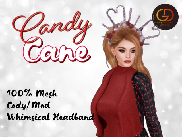 [FR] Candy Cane Headband 