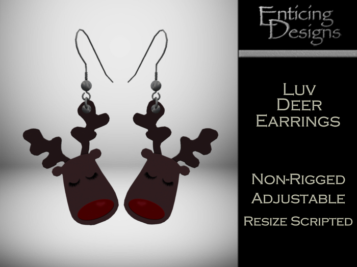 *ED Luv Deer Earrings
