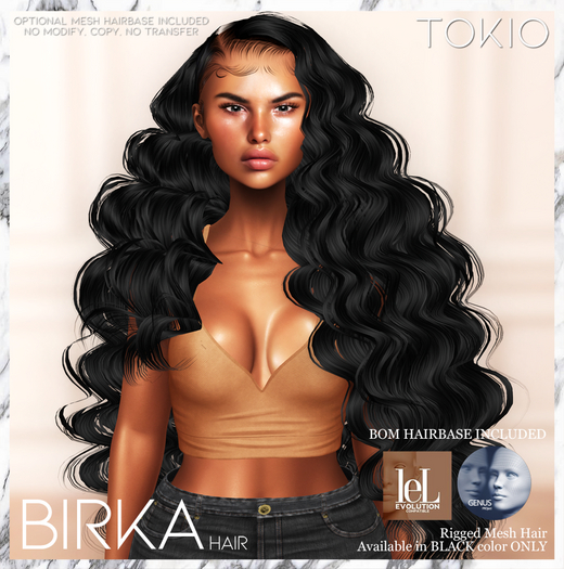 TOKIO Hair - BIRKA Alpha Hair - Black