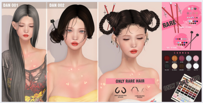 VCO ~ Dan / 001  [ Black ] . Rigged