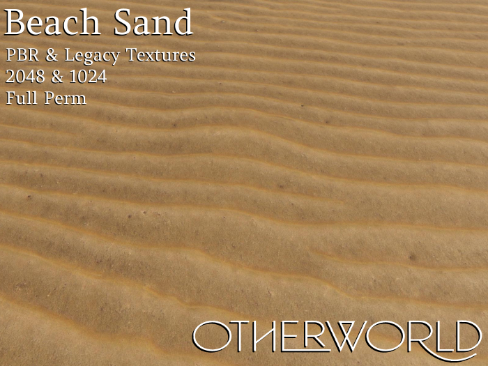 Otherworld PBR Materials - Beach Sand - CMT