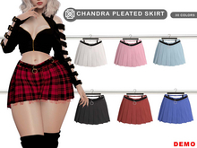 AAddams "Chandra" Pleated Skirt #DEMO