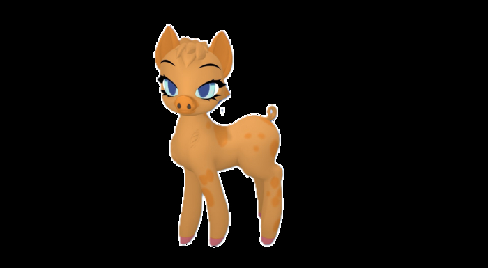 {IO&I}Open Pony piggie mod orange