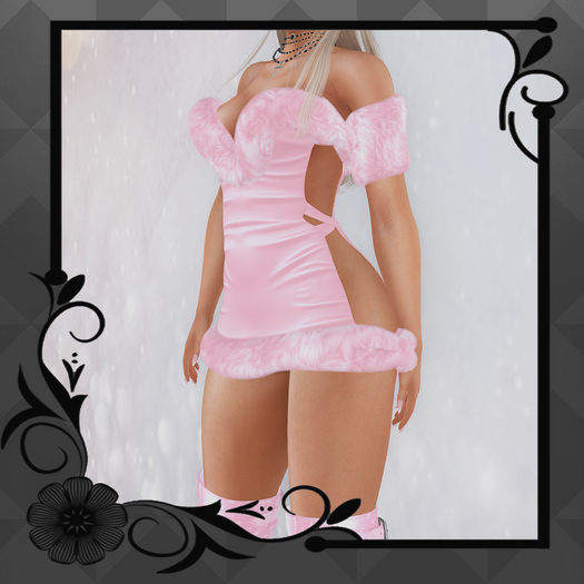 V2V MARA DRESS PINK ( LARA X ) (ADD ME )