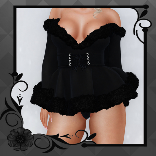vV2V ROBIN OUTFITS ( LARA X) BLACK ( ADD ME )