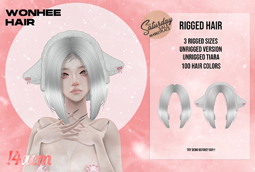 !4AEM - Wonhee Hair  (Fatpack)