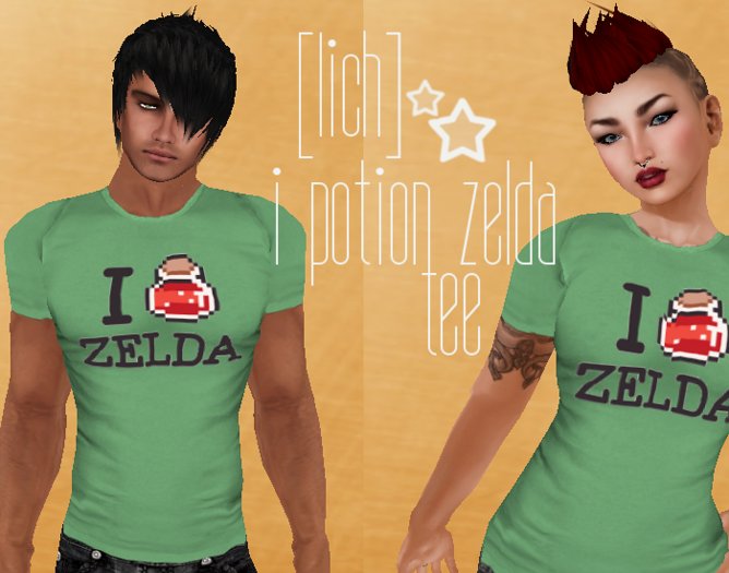[lich] I Potion Zelda Tee