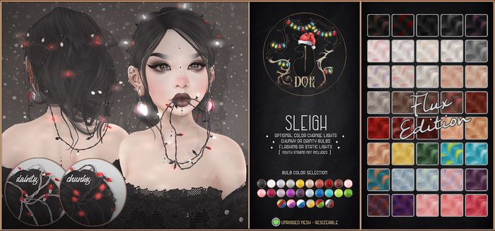 . Doe . Sleigh . Flux .