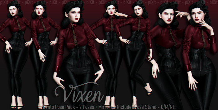 [piXit] Vixen - Pose Pack
