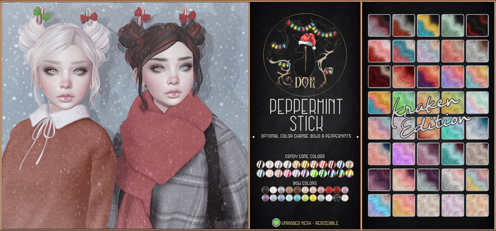 . Doe . Peppermint Sticks . Kraken . 