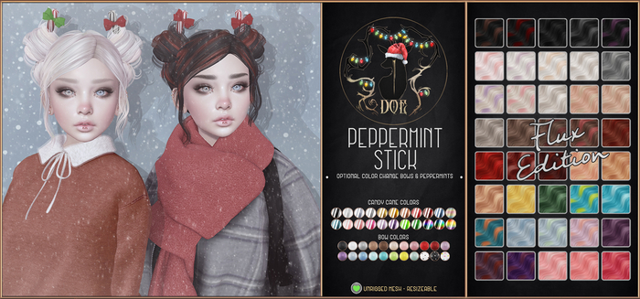. Doe . Peppermint Sticks . Flux .