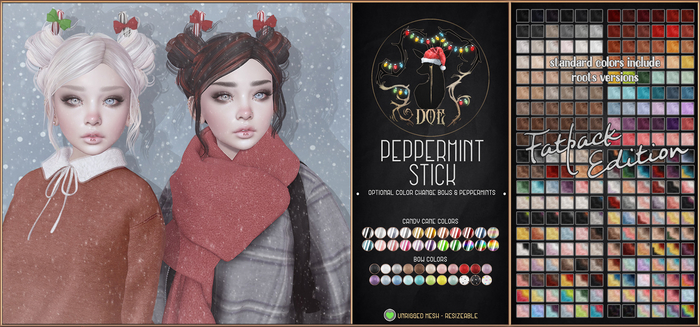 . Doe . Peppermint Sticks .