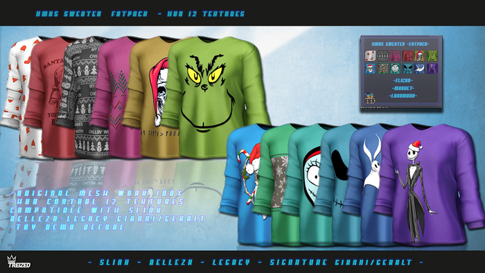 "TD" XMAS SWEATER FATPACK DEMO