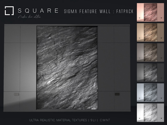 [ SQUARE ] - SIGMA Feature Wall Panel : FATPACK