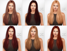 #6 Sintiklia - Wind flower - Hair Flo - Reds - SALE !