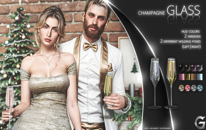{geek} Champagne Glass