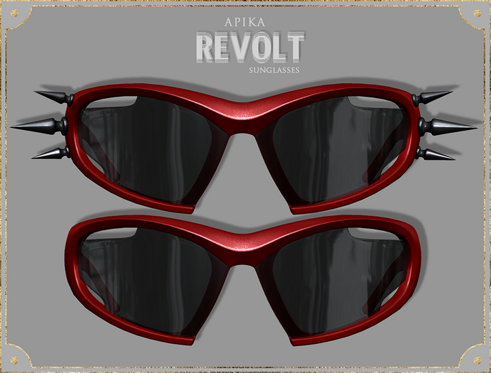 [Apika] Revolt Sunglasses - Red