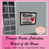 ~SB's*~ Framed Poster - Heart of The Home