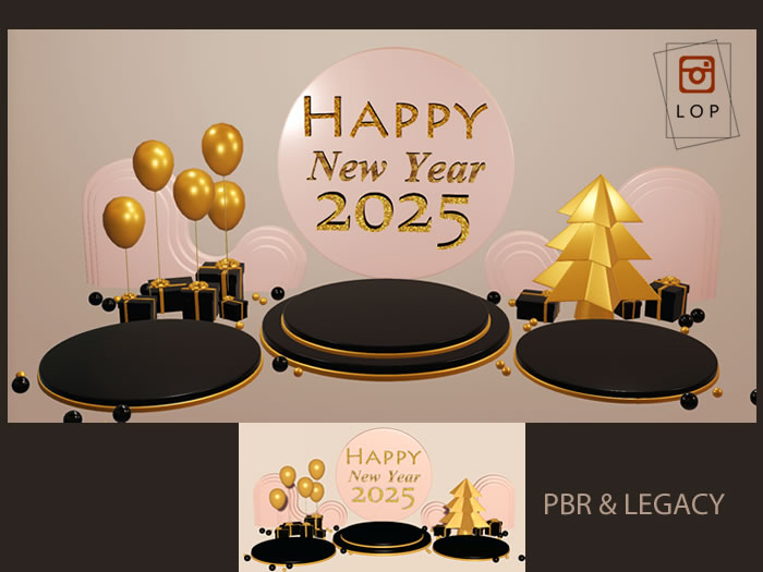 New Year 2025 Backdrop