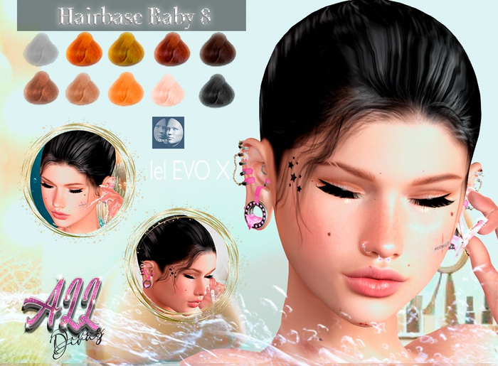 [All Divas]  Base Baby 8  - hairbase