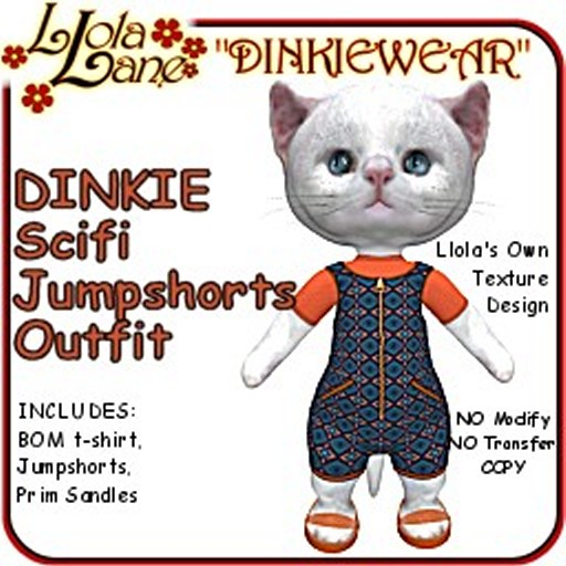 dinkie tiny DINKIEWEAR scifi JUMPSHORTS