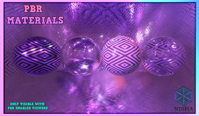 Nisha - Rhombus Pbr materials mini collection Lavander