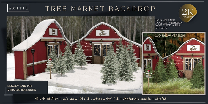 Amitie - Tree Market Backdrop