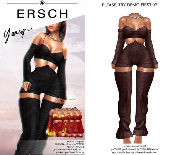 ERSCH - Yancy Suit -choco-