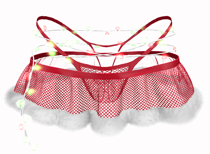 *CK* Santas ho skirt RED