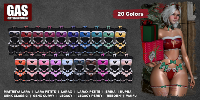 GAS [Christmas Set Myra - 20 Colors w/HUD FATPACK]