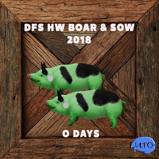 DFS HW BOAR & SOW 2018 ( O DAYS ) ULTRA RARE