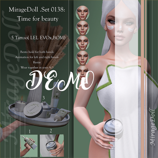 DEMO MirageDoll .Set 0138: Time for beauty