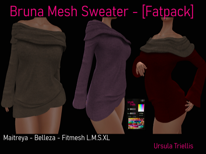 4738 Bruna Mesh Sweater - [Fatpack]