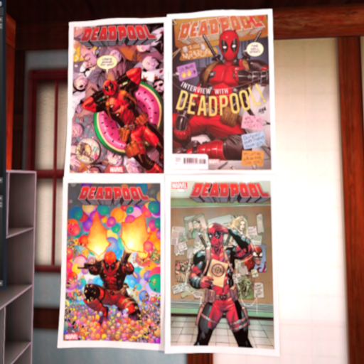 {Kynnie} Deadpool Comic Posters