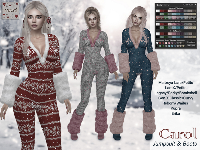 Maci ~ Carol Outfit DEMO