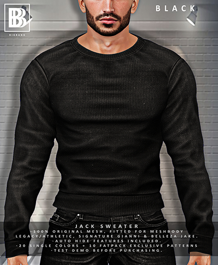 [BB] Jack Sweater - Black