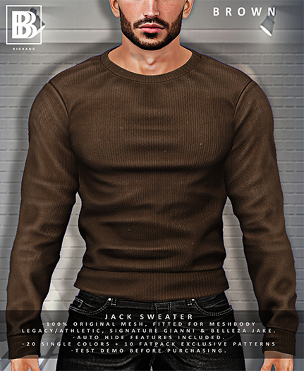 [BB] Jack Sweater - Brown