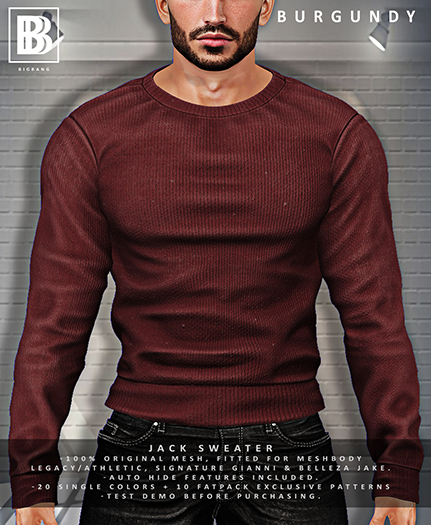 [BB] Jack Sweater - Burgundy