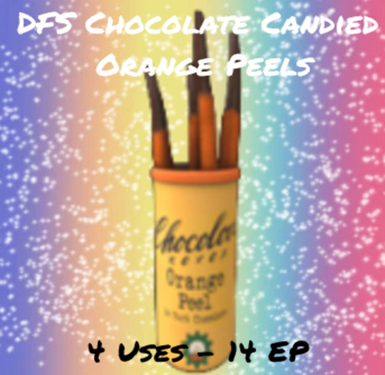 Chocolate Candied Orange Peels (Texture Only)
