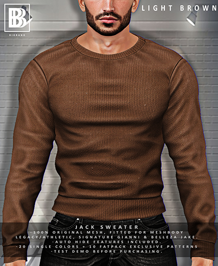 [BB] Jack Sweater - Light Brown