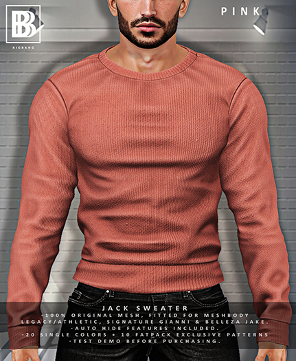 [BB] Jack Sweater - Pink