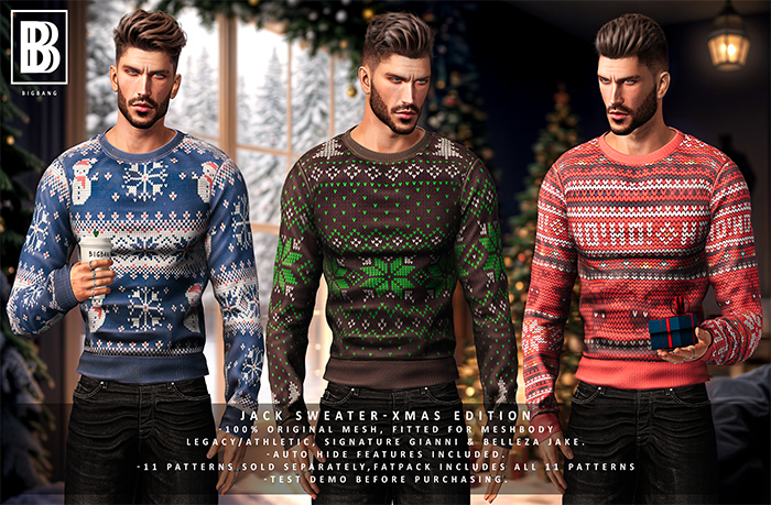 [BB] Jack Sweater - Xmas - FATPACK