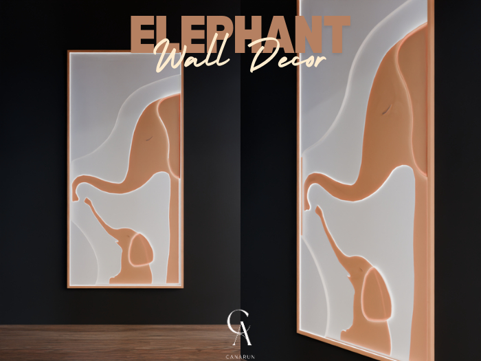 Elephant Wall Decor - CANARUN ( Rezzme )