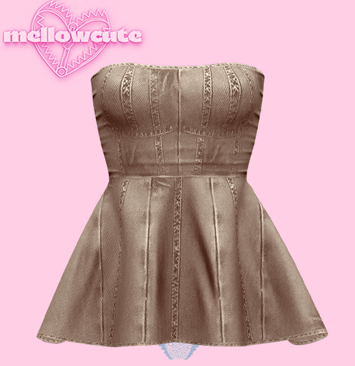 mellowcute-dana dress-nude